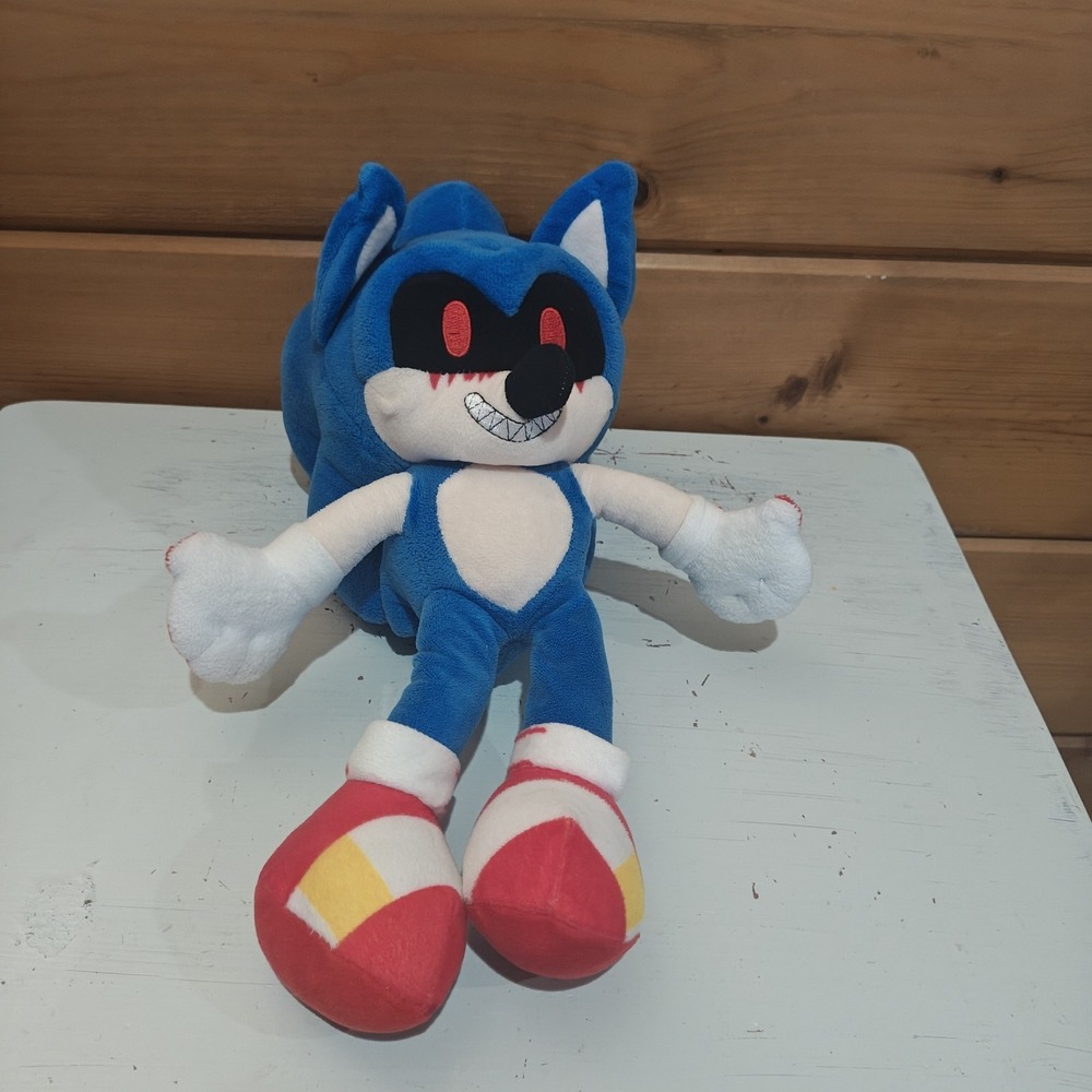 Sonic Exe Sonic.exe 12" Evil Plush Hedgehog Rare Creepypasta F51